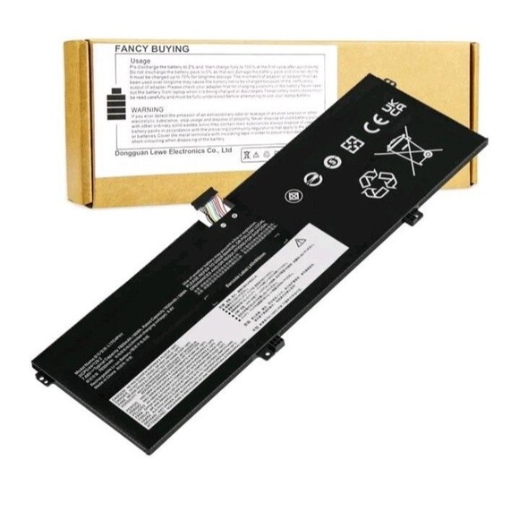 New Laptop Battery 5B10QI2427 Compatible with Lenovo Yoga L17L4PH1 etc - Picture 1 of 10